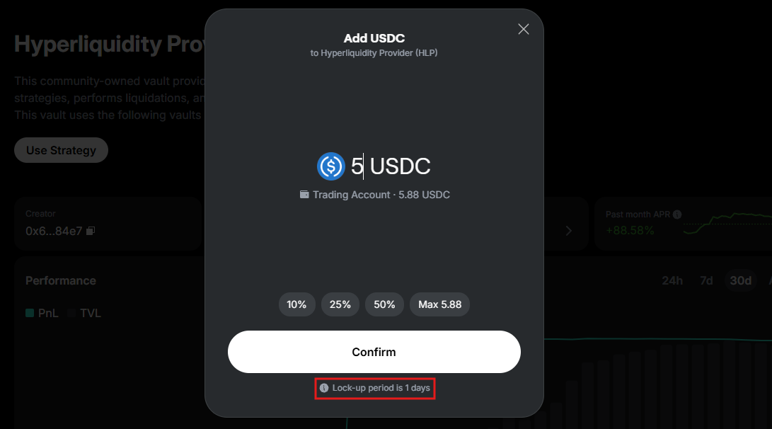 Allocate trading funds to a Strategy on Warden